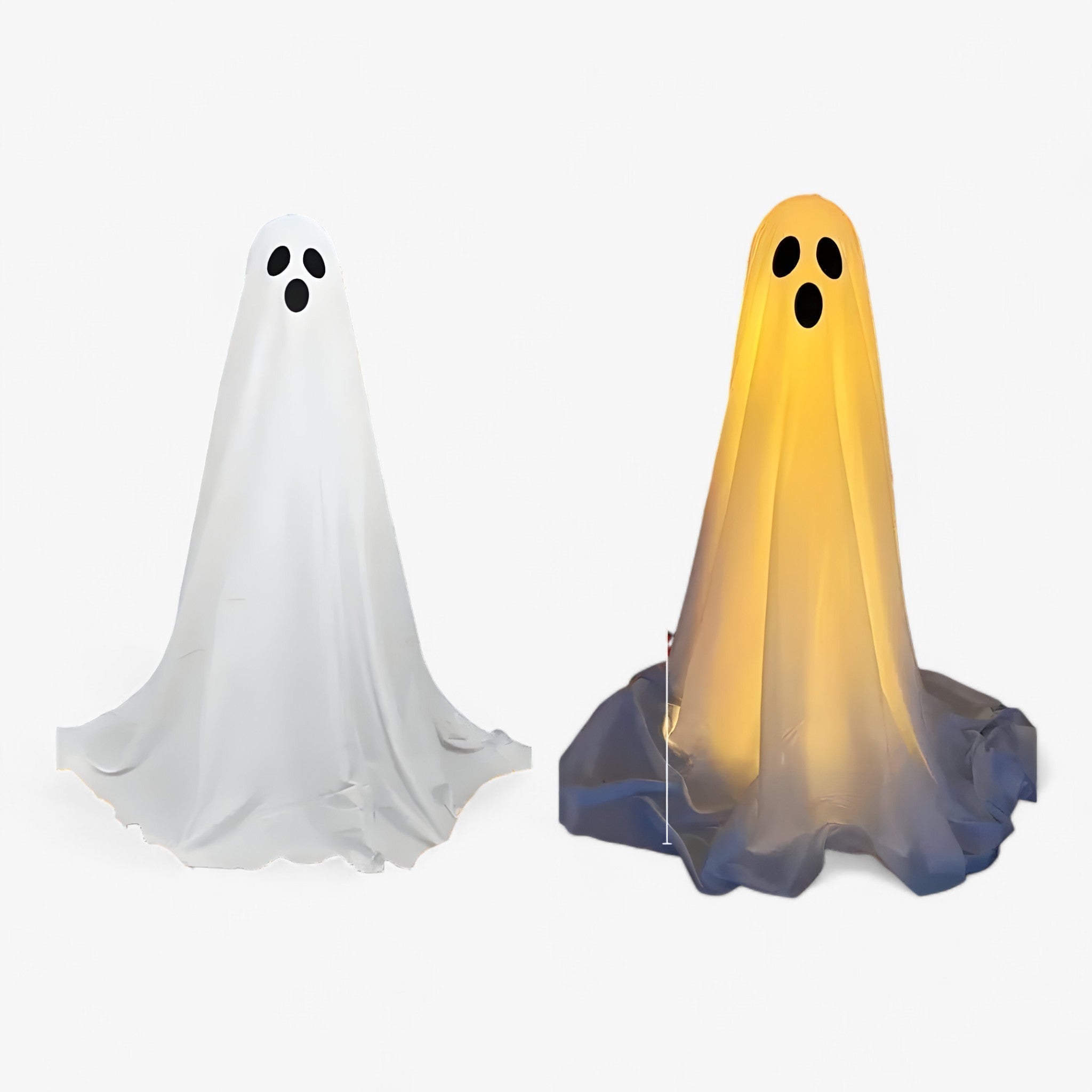 Geister-Dekor mit Batterie - Gruselig für Halloween im Freien