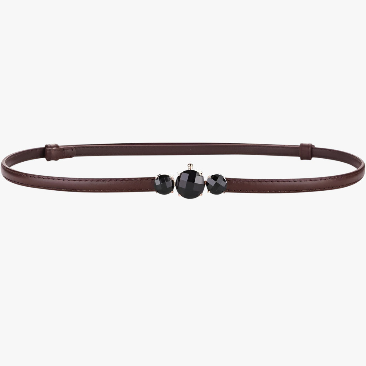 Caesy | Schmale Taille aus echtem Leder - Verstellbare Eleganz