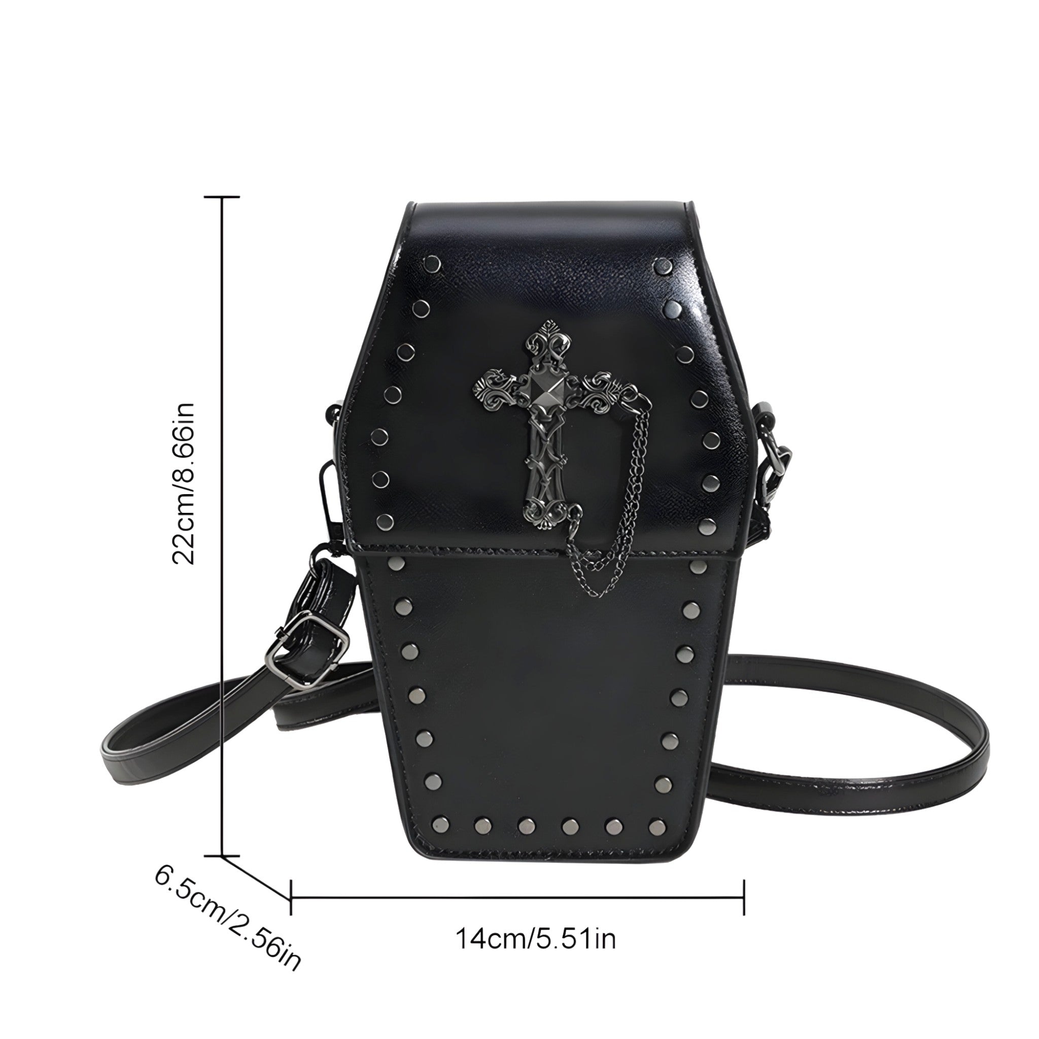 Gothic-Umhängetasche - Trendiges und gruseliges Accessoire