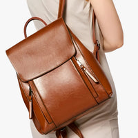 Rylee | Eleganter Leder-Rucksack für Schule und Arbeit