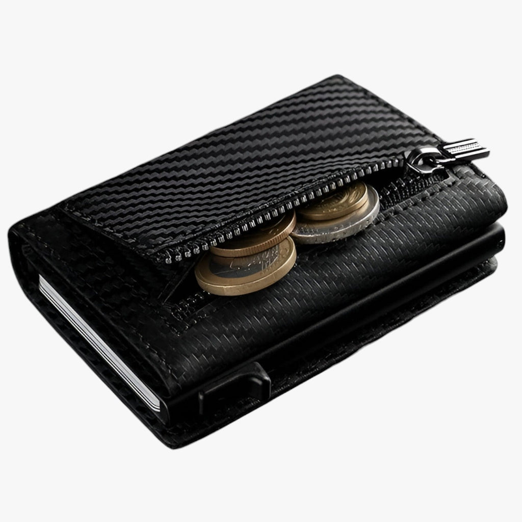 Finley | Schlanker RFID-Brieftasche mit Münzfach und Kartenclip