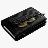 Finley | Schlanker RFID-Brieftasche mit Münzfach und Kartenclip