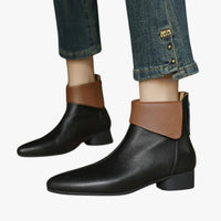Amelia | Retro-Lederstiefel: Komfort und Stil für den Herbst