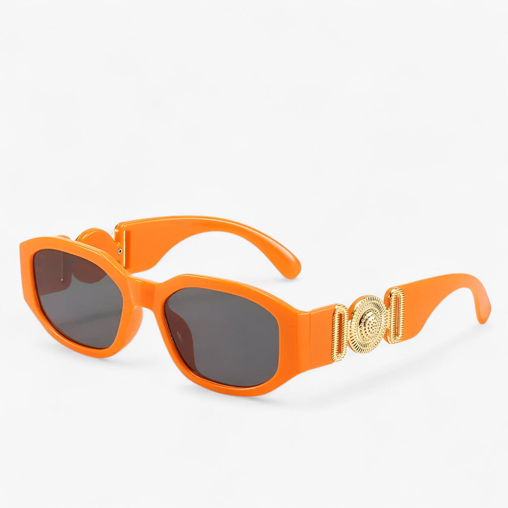 Liam | Kleine rechteckige Sonnenbrille für Reisen und Vintage-Stil