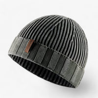 Wanwan | Baumwolle Vintage Gewaschen Strickmütze - Perfekt für den Winter