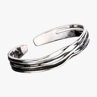 Natalia | Geflochtenes Silberarmband im Retro-Stil