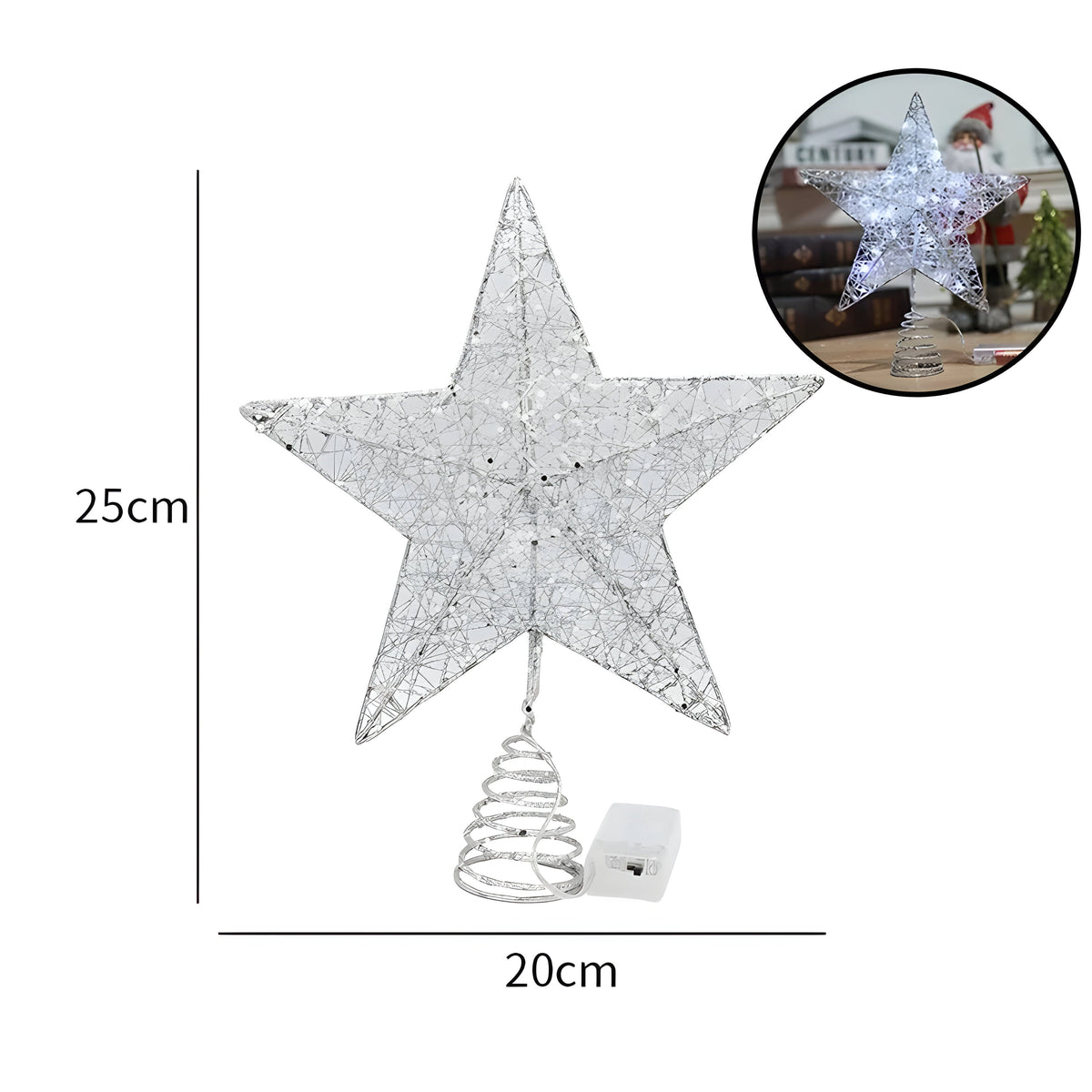 Sternenähnlich Elegant | Oben Stern Ornamente Weihnachtslicht - Beleuchten Sie Ihre Jahresendfeier