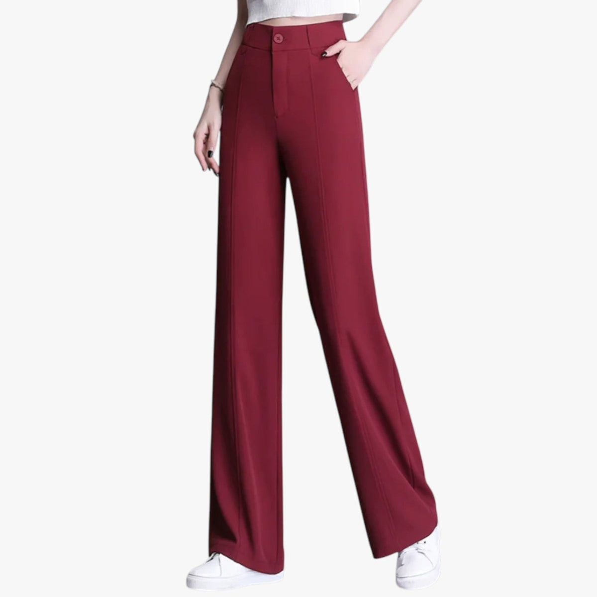 Regine | Oversize weiße Hosen – Eleganz und Komfort von L bis 6XL
