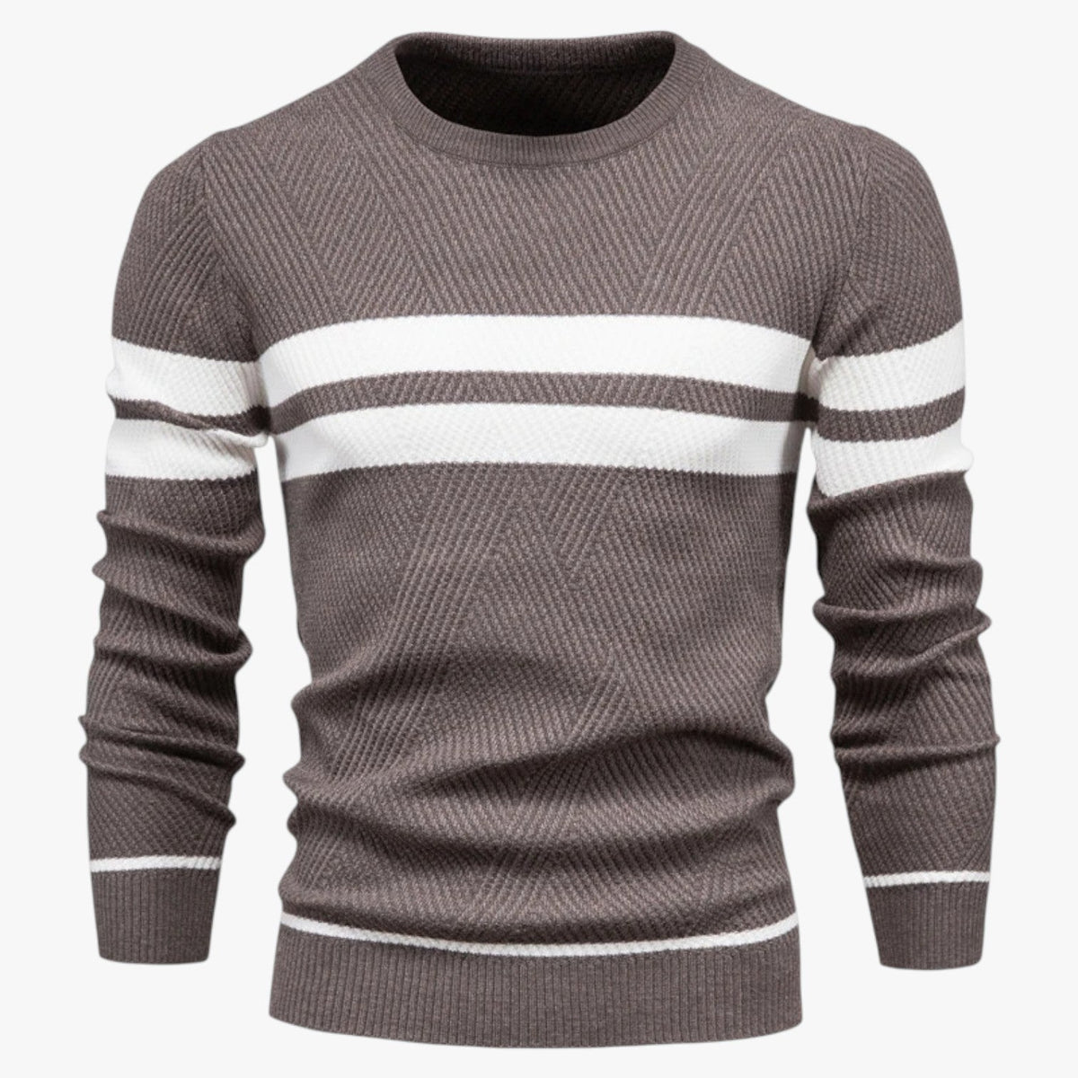 Adam | Eleganter Männer-Sommerpulli mit warmem, schlankem Schnitt und floraler Stil