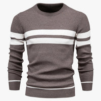 Adam | Eleganter Männer-Sommerpulli mit warmem, schlankem Schnitt und floraler Stil