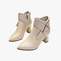 Kayla | Wasserdichte Stiefeletten mit Absatz: Eleganz und Komfort für jede Saison