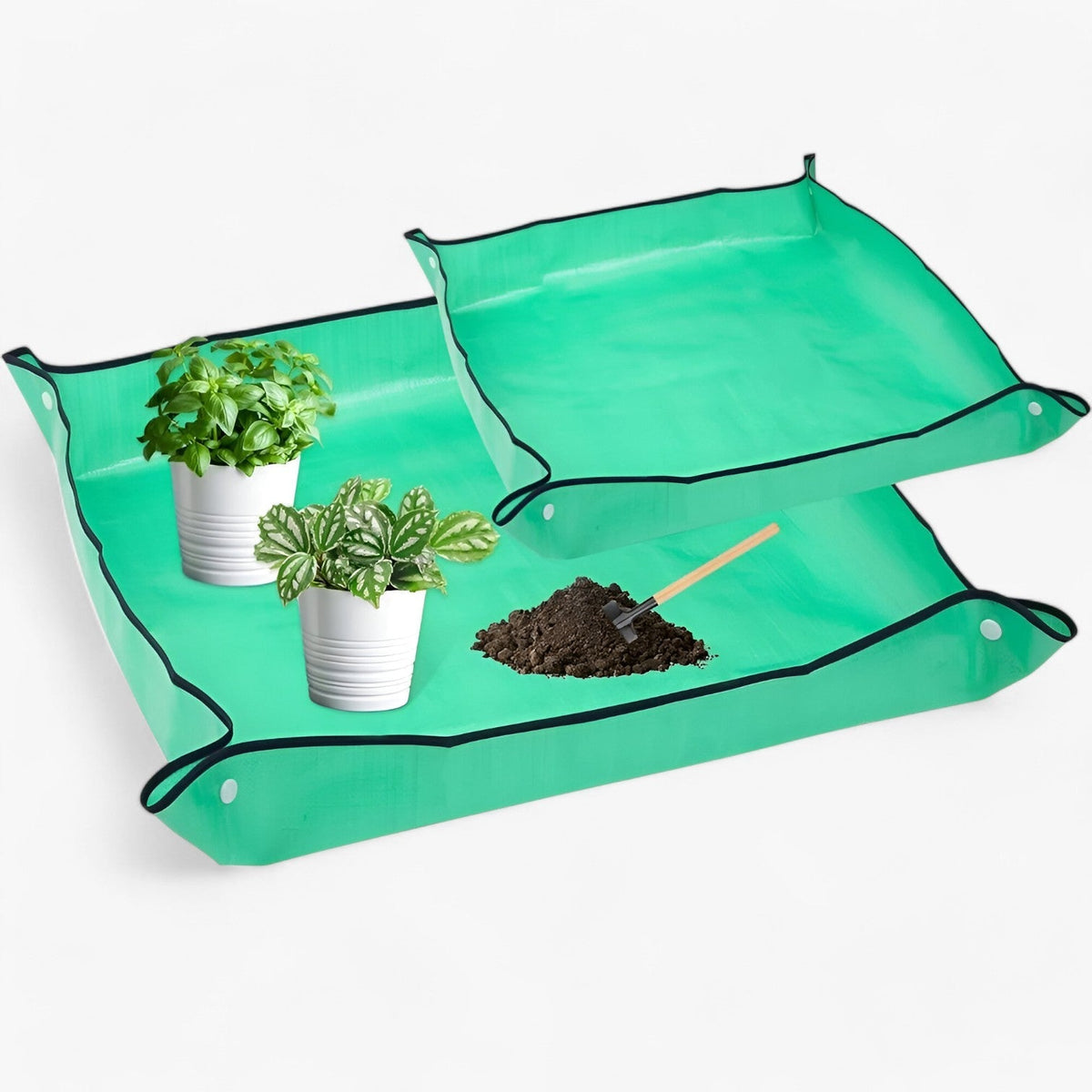 Faltbare Pflanzmatte - Wasserfeste Gartenhilfe zum einfachen Umpflanzen