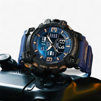 Janos | Sportuhr – LED-Display, wasserdicht und doppelte Zeitanzeige
