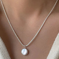 Evelynn | Silber 925 Kette mit Perle als Choker