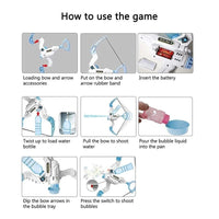 BubbleBow™ | 2 In 1 Electric Arrow Bubble Machine