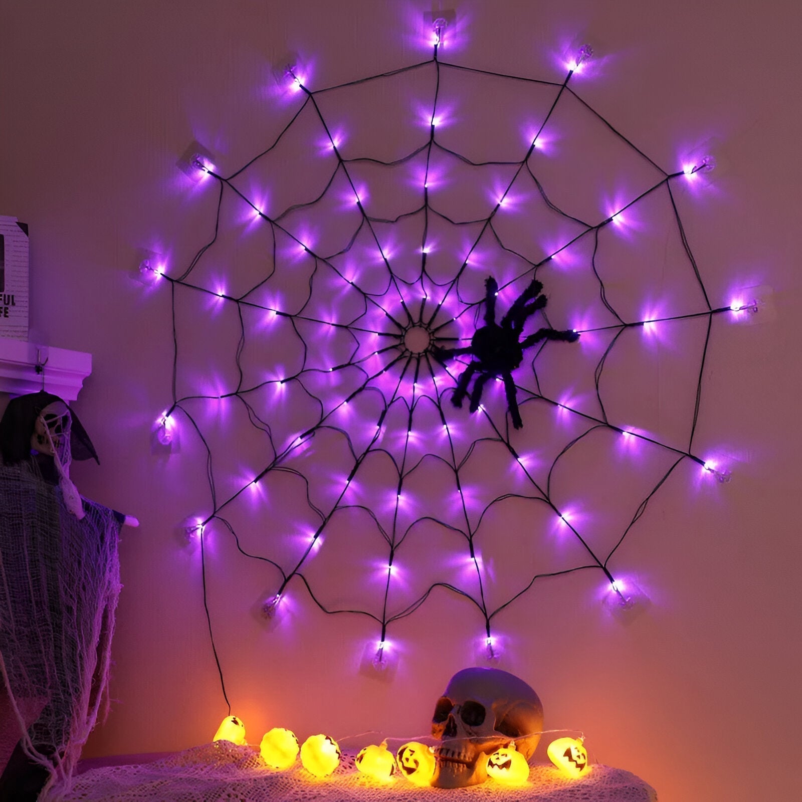 Gruselige Lichtlein - Auffällige Halloween-Dekoration