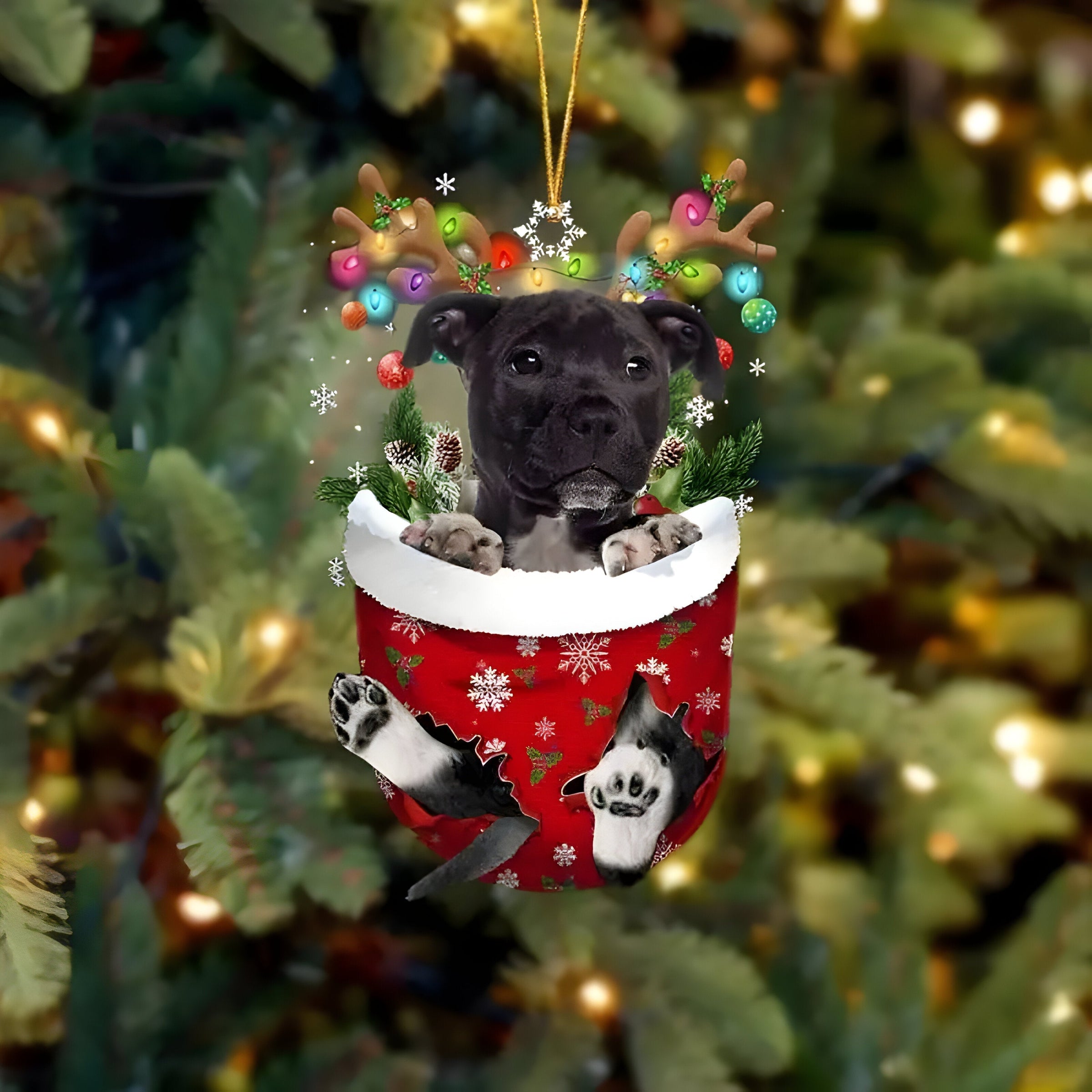 Hübsche Welpen-Dekoration | Weihnachtsbaum-Anhänger Welpe - Festlicher Charme und Geschenk für Hundeliebhaber