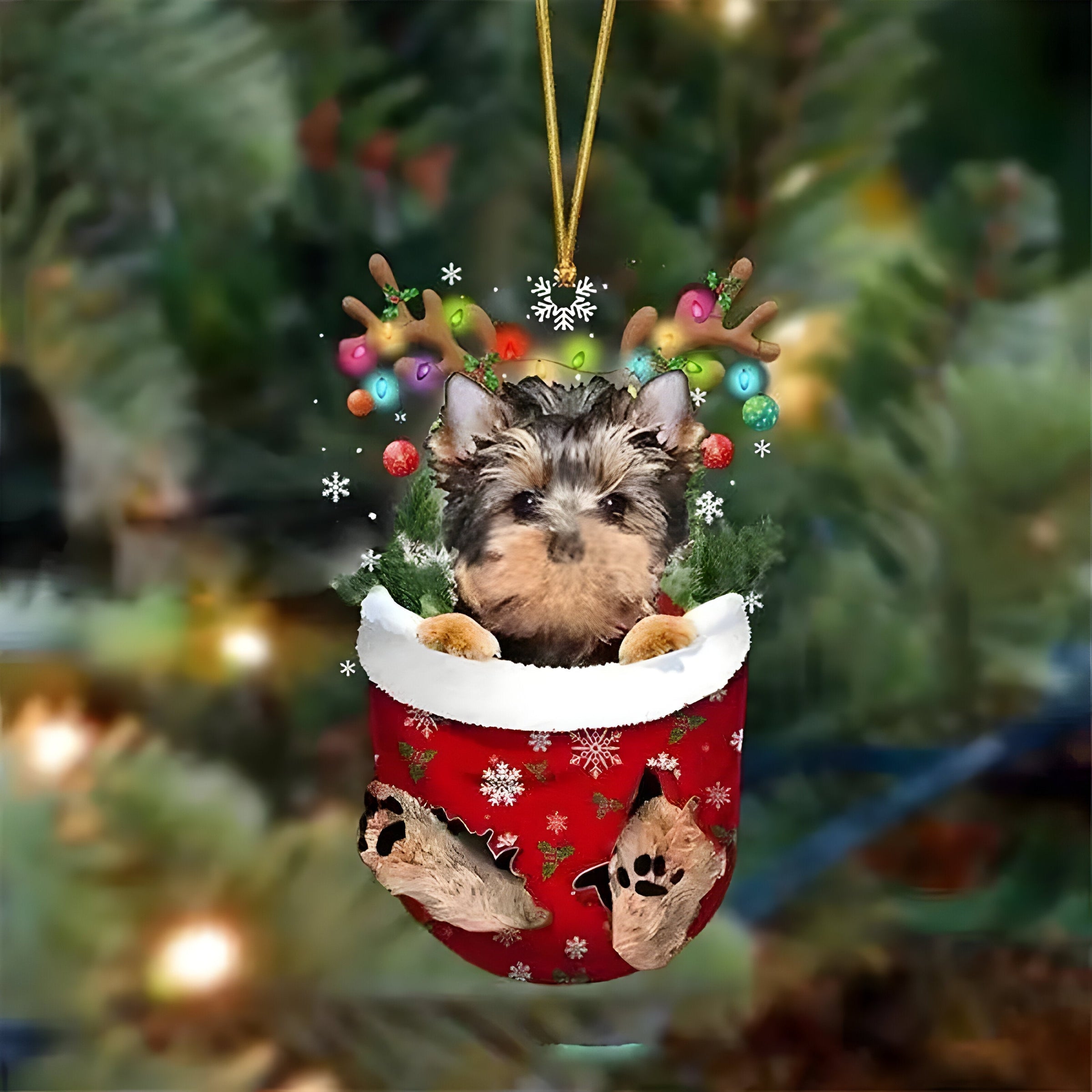 Hübsche Welpen-Dekoration | Weihnachtsbaum-Anhänger Welpe - Festlicher Charme und Geschenk für Hundeliebhaber