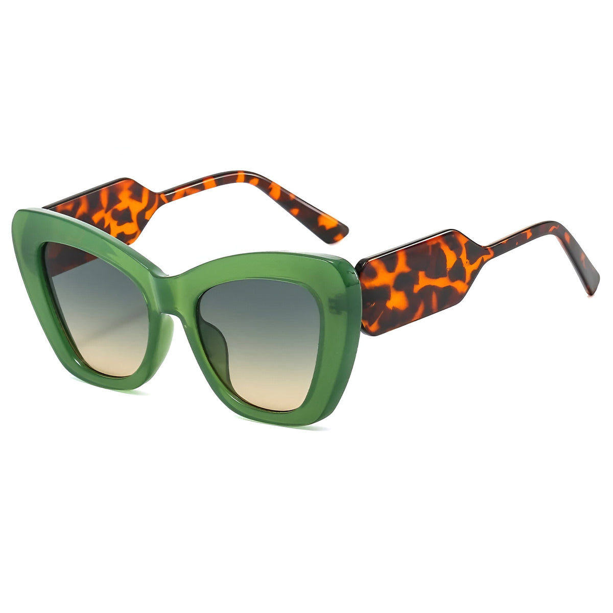Melanie | Übergroße Katzenaugen-Sonnenbrille mit UV400-Schutz