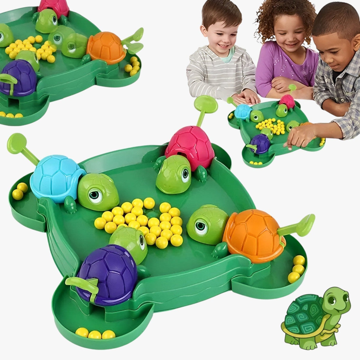 Jolene | Hungrige Schildkröte Lustiges und Lehrreiches Brettspiel für Kinder