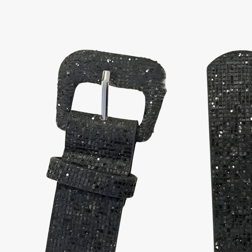 Zoe | Glänzender Gürtel mit Pailletten für Jeans und Mäntel