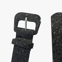Zoe | Glänzender Gürtel mit Pailletten für Jeans und Mäntel