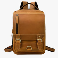 Jake | Vintage Leder Rucksack mit doppeltem Gebrauch