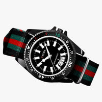 Lincoln | Elegante Uhr mit Nylonarmband und Nachtbeleuchtung