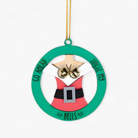 Lustiges Weihnachtsornament - Glockenaufhänger Weihnachtsmann für Weihnachtsbaum und Neujahrsdekoration
