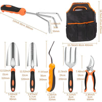 Schweres Gartenwerkzeug-Set mit rutschfestem Griff