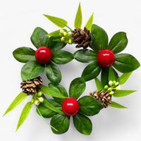 DIY Weihnachtskranz - Künstliche Schlange für Festdekoration
