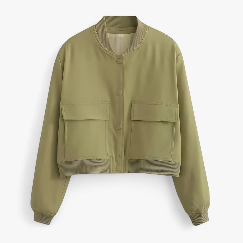 Damen Bomberjacke – Herbst/Winter Cropped