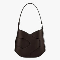 Skye | Leder-Schultertasche mit Flechtdetail