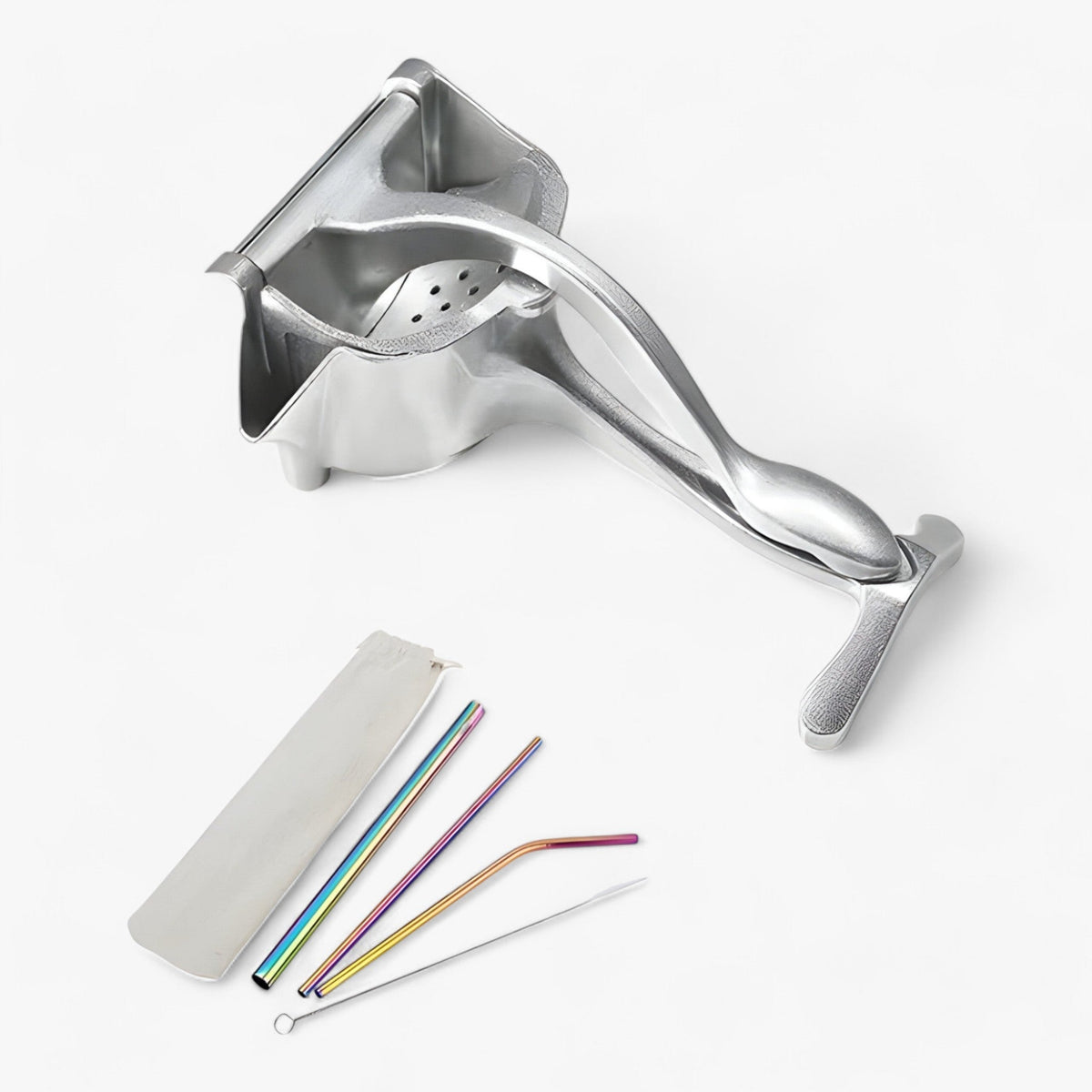 CitrusPro | Set Entsafter - Manuelle Presse aus Aluminiumlegierung für Zitrusfrüchte & Granaten