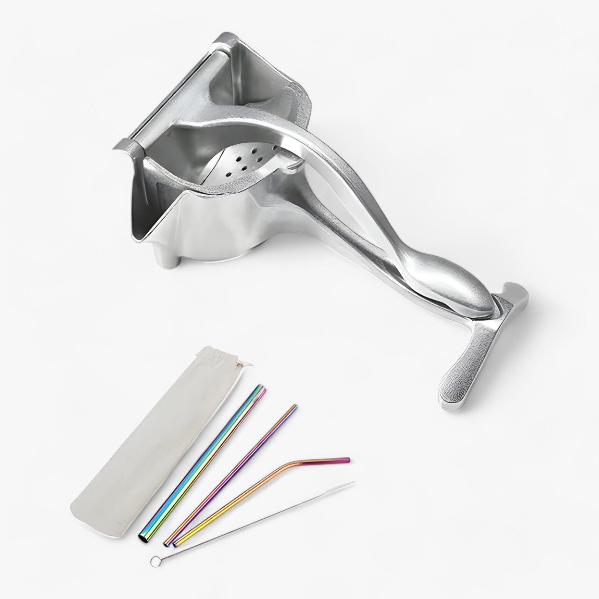 CitrusPro | Set Entsafter - Manuelle Presse aus Aluminiumlegierung für Zitrusfrüchte & Granaten