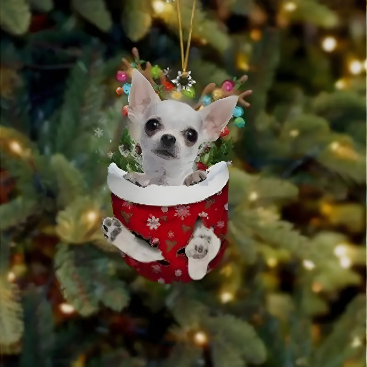 Hübsche Welpen-Dekoration | Weihnachtsbaum-Anhänger Welpe - Festlicher Charme und Geschenk für Hundeliebhaber