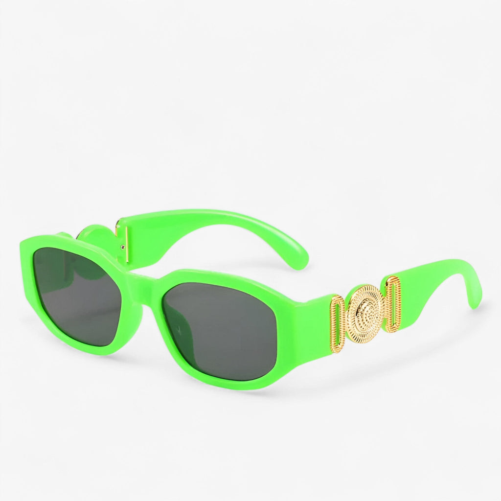 Liam | Kleine rechteckige Sonnenbrille für Reisen und Vintage-Stil