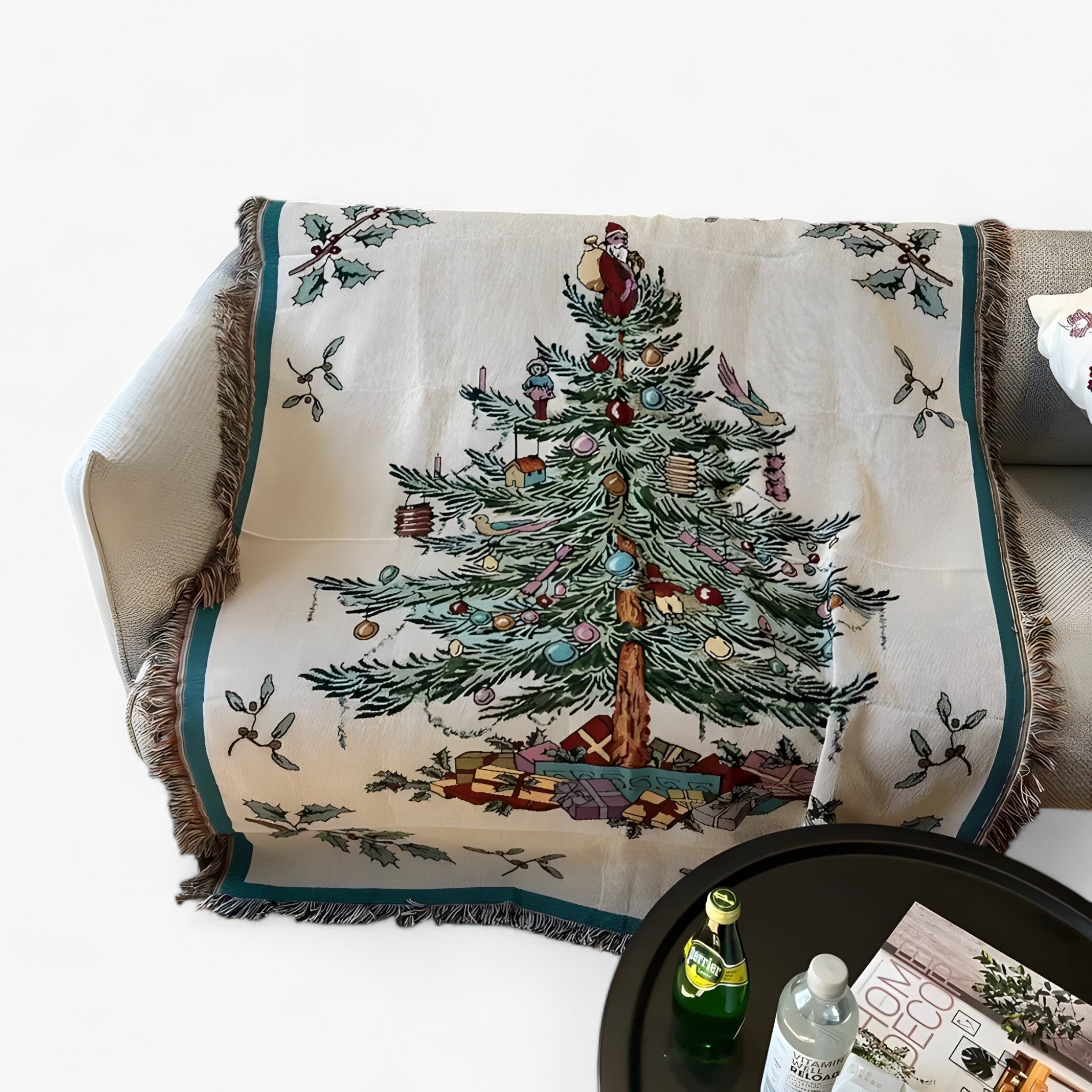 Nussknacker & Weihnachtsstern Decke - Kuscheliger und dekorativer Quilt für das Festliche Zuhause