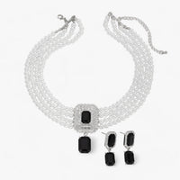 Lacteo Retro Eleganz: Mehrlagiges Perlen-Schmuckset für Damen