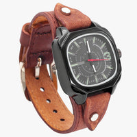 Lucca | Vintage-Uhr mit Lederarmband