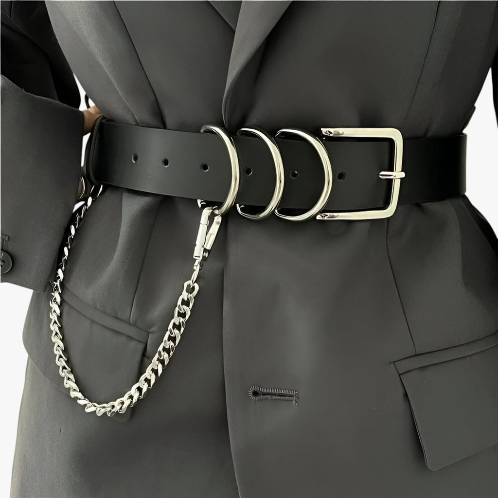 Alain | Vielseitiger Punk-Choker mit Kette