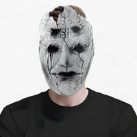 Horrific Schwarz Latexmaske - Halloween-Zubehör für eine Schreckliche Atmosphäre