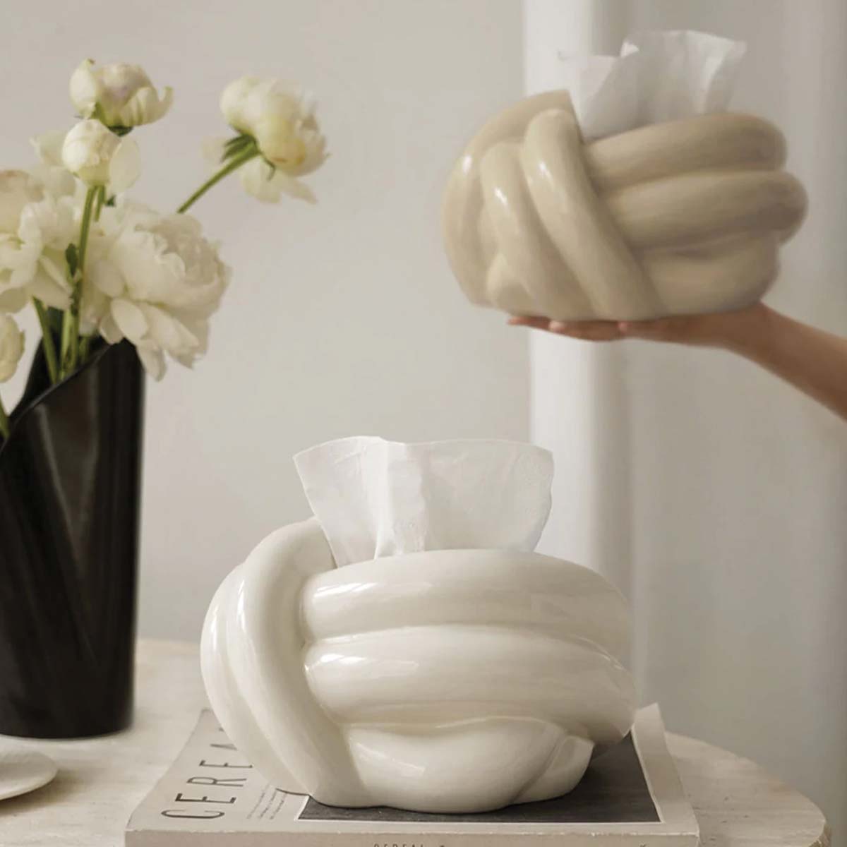 Knot Taschentuchboxen | Stilvolle und Funktionale Wohnaccessoires