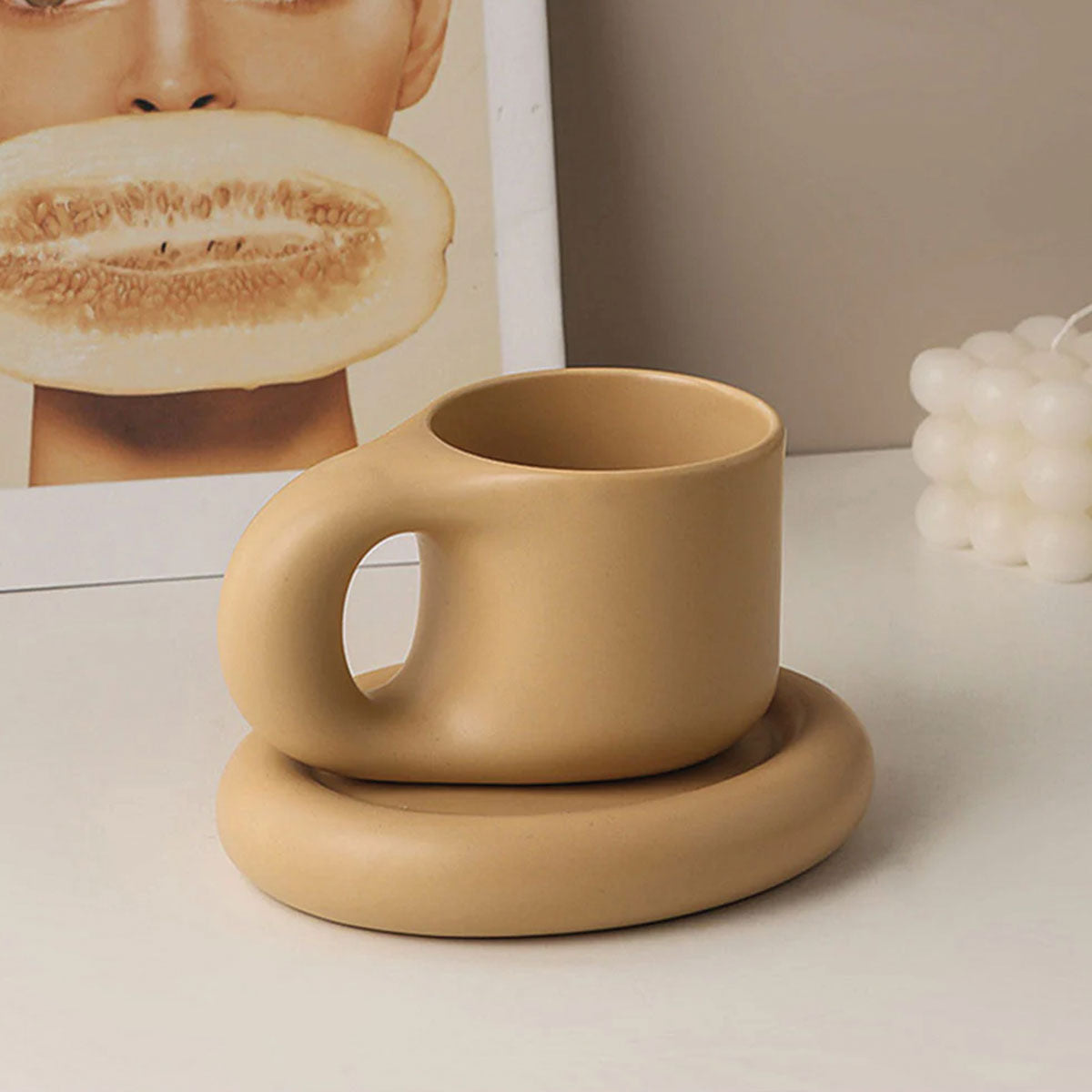 Robuster Keramik-Espressobecher | Stilvoll, Langlebig, Perfekt für Espresso