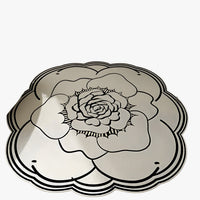 Frostine | Blumen-Kristall-Vloermat – Weich, Stilvoll & Rutschfest