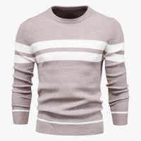 Adam | Eleganter Männer-Sommerpulli mit warmem, schlankem Schnitt und floraler Stil