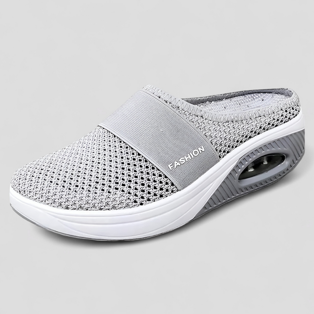 AeroFlex | Mesh Slip-On Platform Clog mit Luftpolstersohle