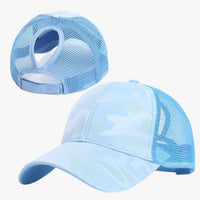 Blaire | Sommerhut Camouflage mit Netz und Dutt