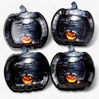 Trick or Treat Teller - Kürbis Teller für Halloween
