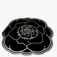 Frostine | Blumen-Kristall-Vloermat – Weich, Stilvoll & Rutschfest